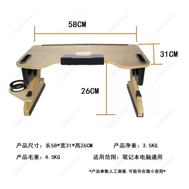 Office Table Home - Aluminum Alloy Folding Lap Desk Adjustable