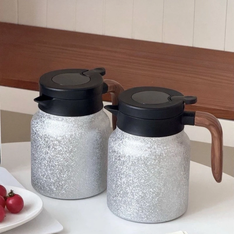 Home Office Depot - 1000ML Teapot Home Office Stainless Steel