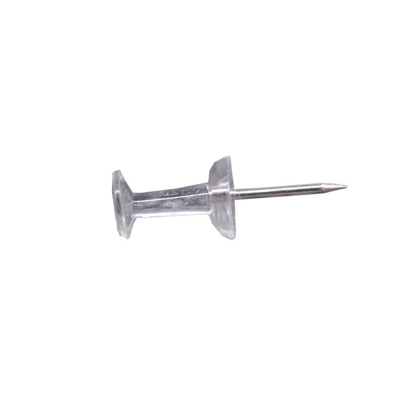 Home Office Head - 50/100pcs Push Pins Transparent Plastic Head