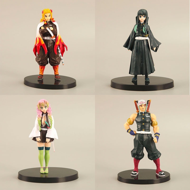 4PCS Demon Slayer Hashira Figu - Home Office Romance Manga recension och pris