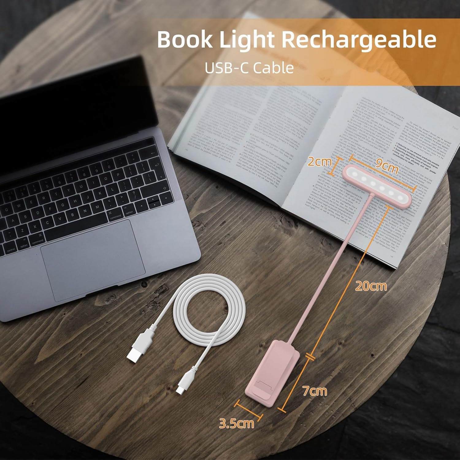 Reading Lamp Book Clamp Black/ - Desk Lamp Led recension och pris