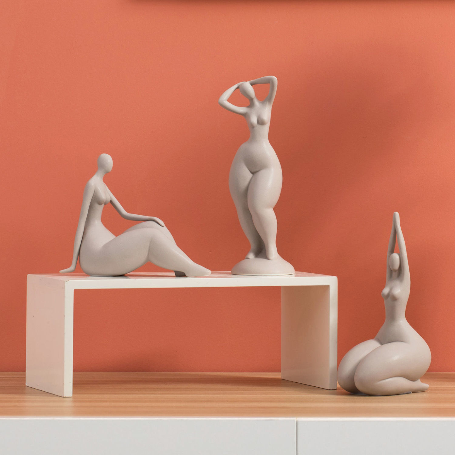 Modern Minimalist Abstract Cer - Home Office Yoga Room Ideas recension och pris