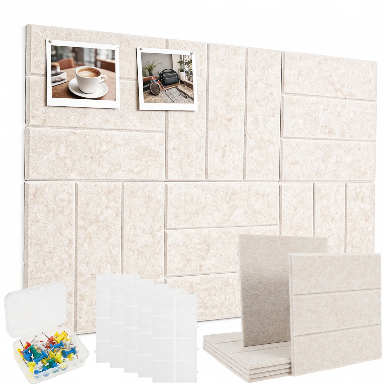 6/12 Pcs Felt Bulletin Board T - Home Office Alternative recension och pris