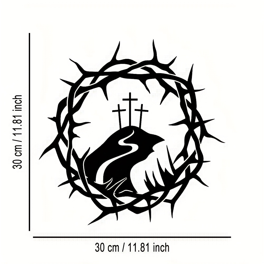 CIFBUY Iron Wall Art Vine Circ - Home Office Living Room recension och pris