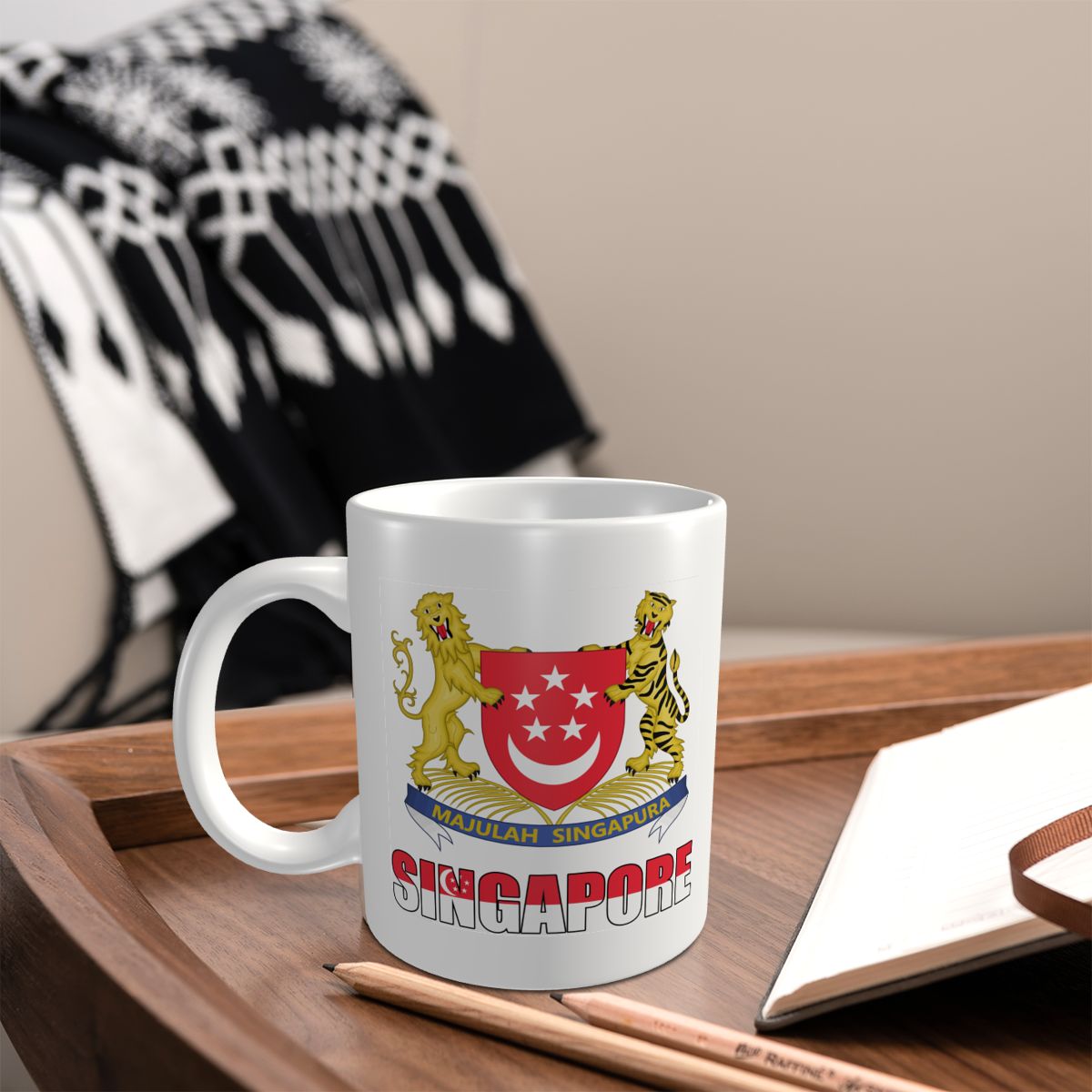 Mark Cup Mug Singapore Letter  - Home Office Singapore recension och pris