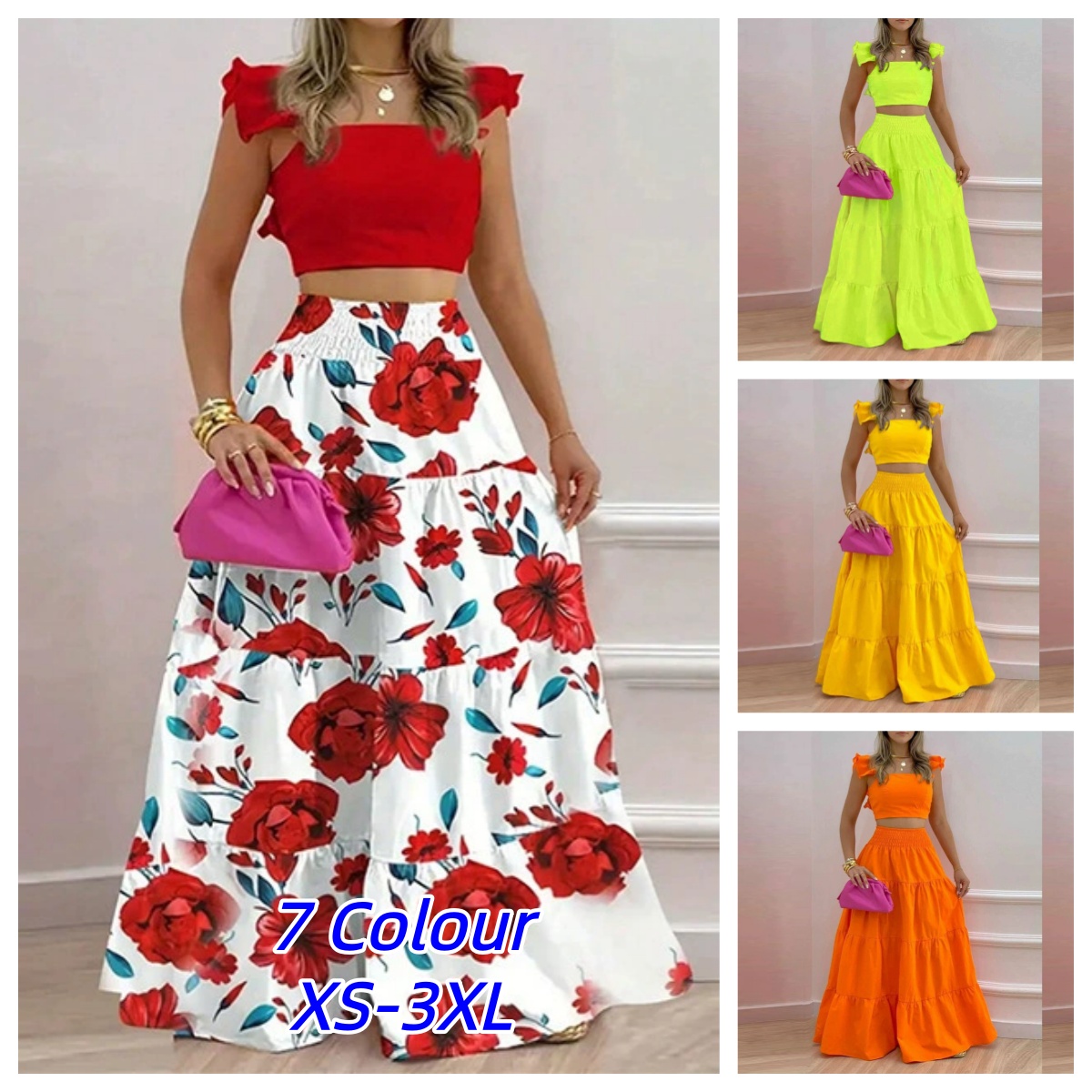 Skirt Y2k Two Piece Set Womans - Home Office For Two recension och pris