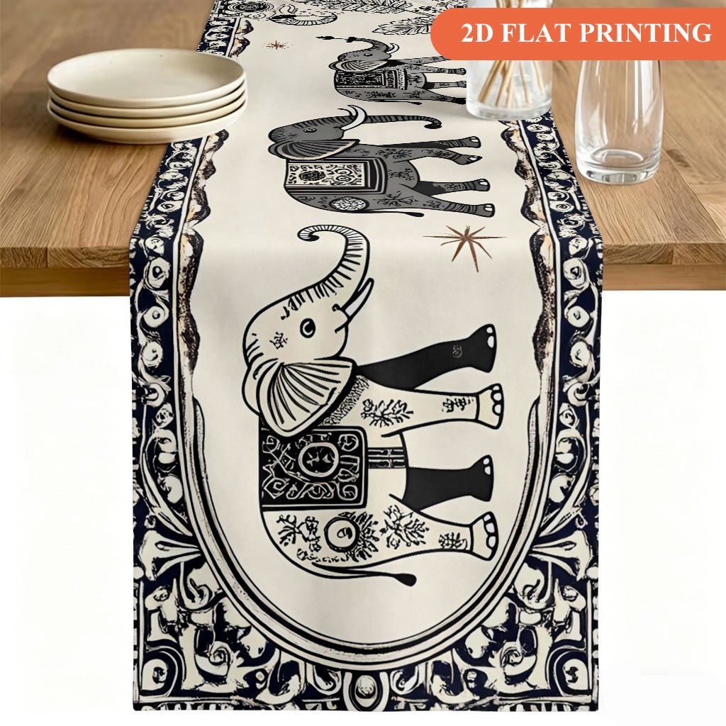 1pc 2D Flat Indian Elephant Pa - Home Office News recension och pris