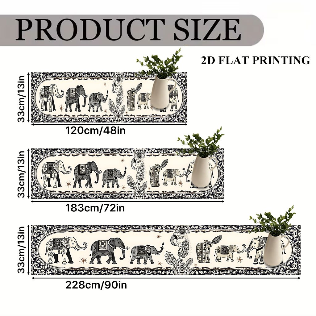 1pc 2D Flat Indian Elephant Pa - Home Office News recension och pris