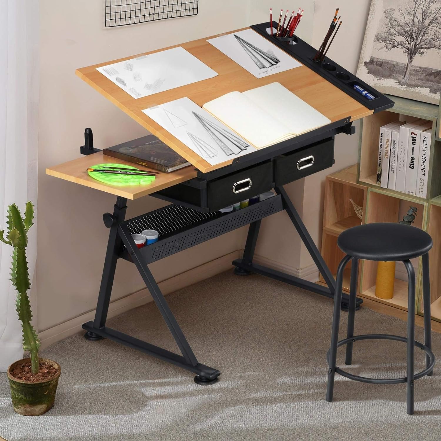 Adjustable Drafting Table Art  - Office Table Home recension och pris