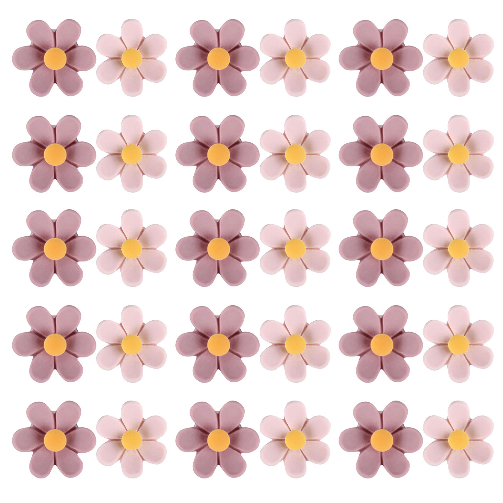 50Pcs Flower Thumb Tacks Reali - Home Office Head recension och pris