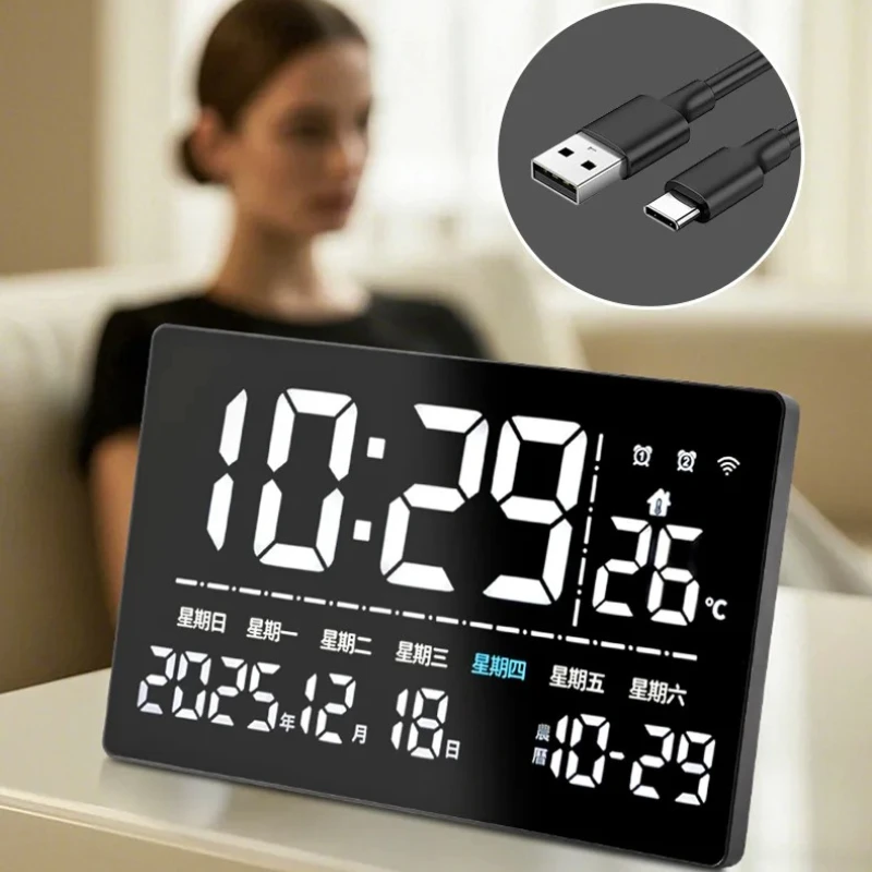 New ‌Large Screen LED Digital  - Home Office Alternative recension och pris