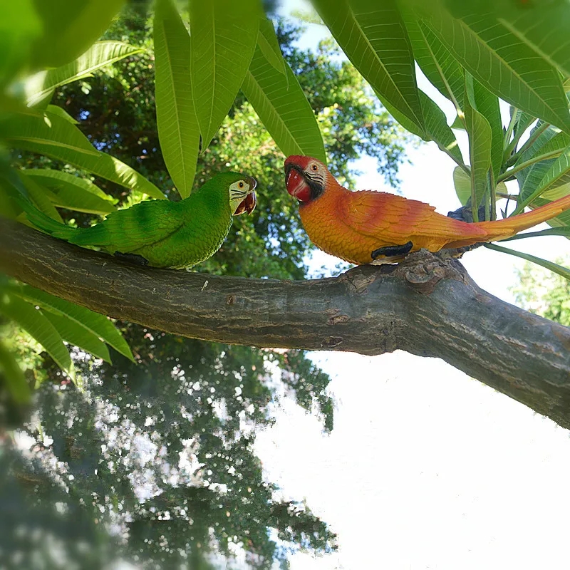 Simulation Resin Parrot Statue - Home Office Simulator recension och pris