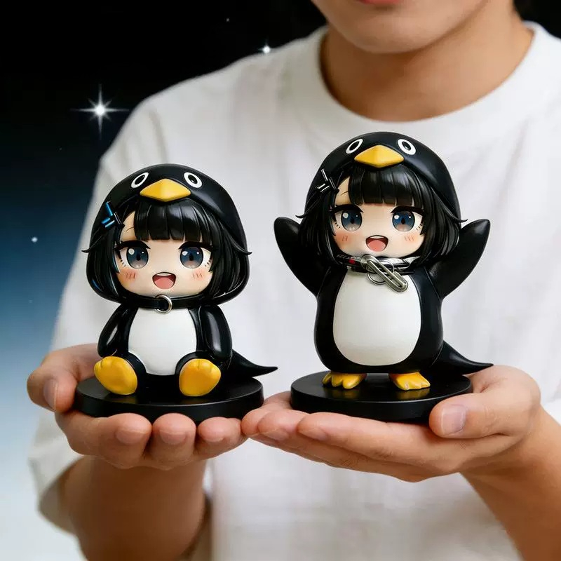 Guguga Little Penguin PVC Figu - Home Office Romance Manga recension och pris