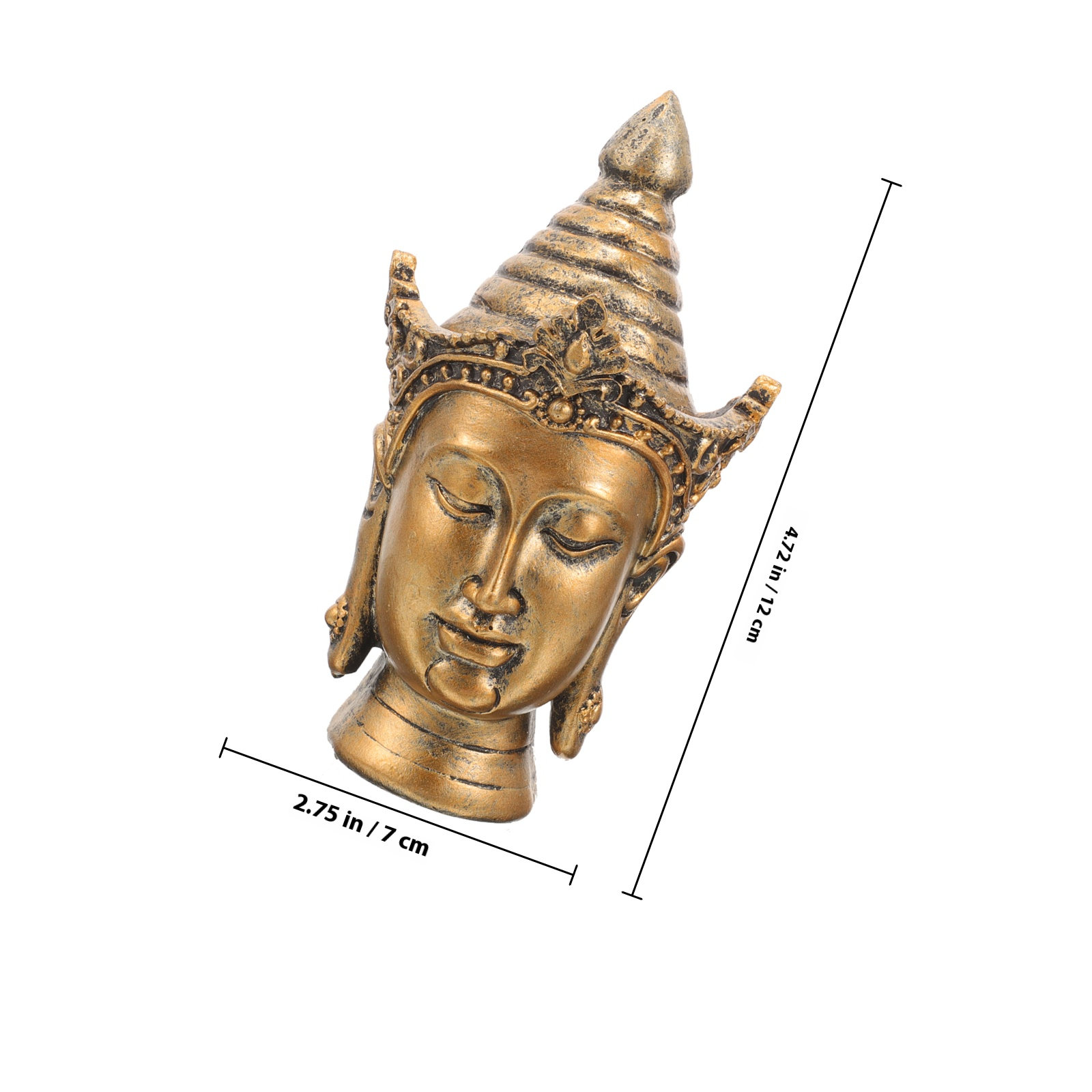 Buddha Head Small Zen Zen Deco - Home Office Head recension och pris