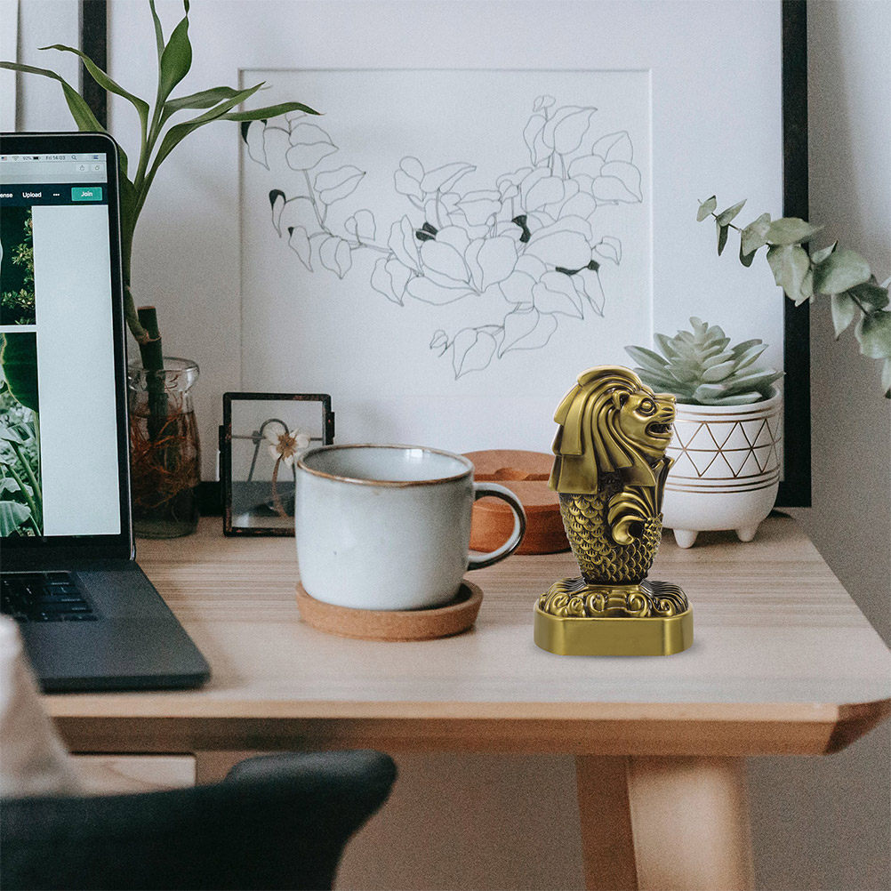2Pcs Merlion Singapore Metal S - Home Office Singapore recension och pris