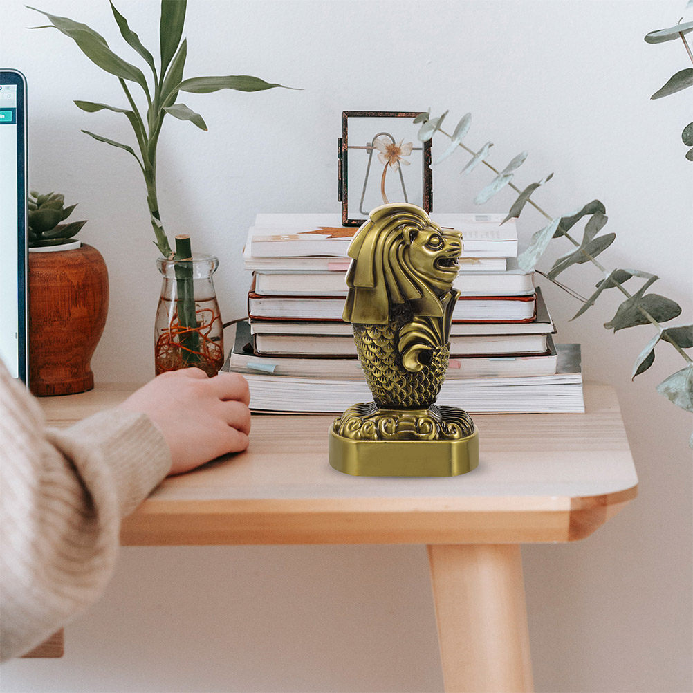 2Pcs Merlion Singapore Metal S - Home Office Singapore recension och pris