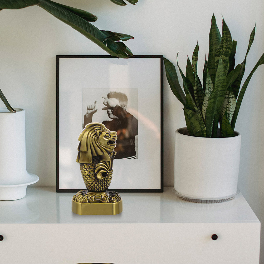 2Pcs Merlion Singapore Metal S - Home Office Singapore recension och pris