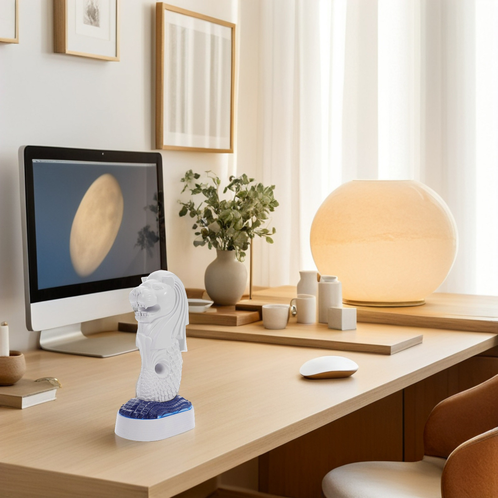 Singapore Merlion Tabletop Scu - Home Office Singapore recension och pris