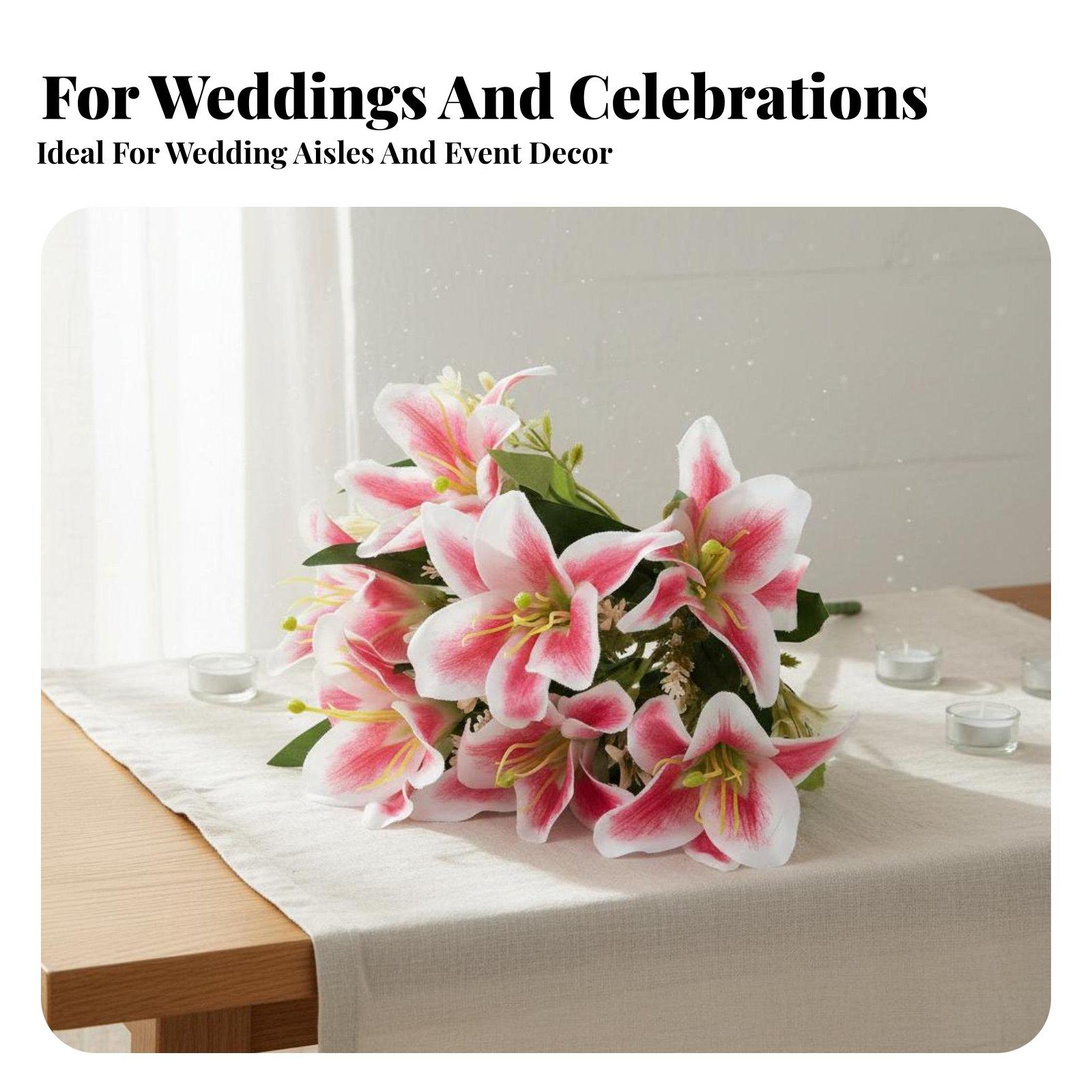 4x7-Head Lily Bunch Artificial - Home Office Head recension och pris