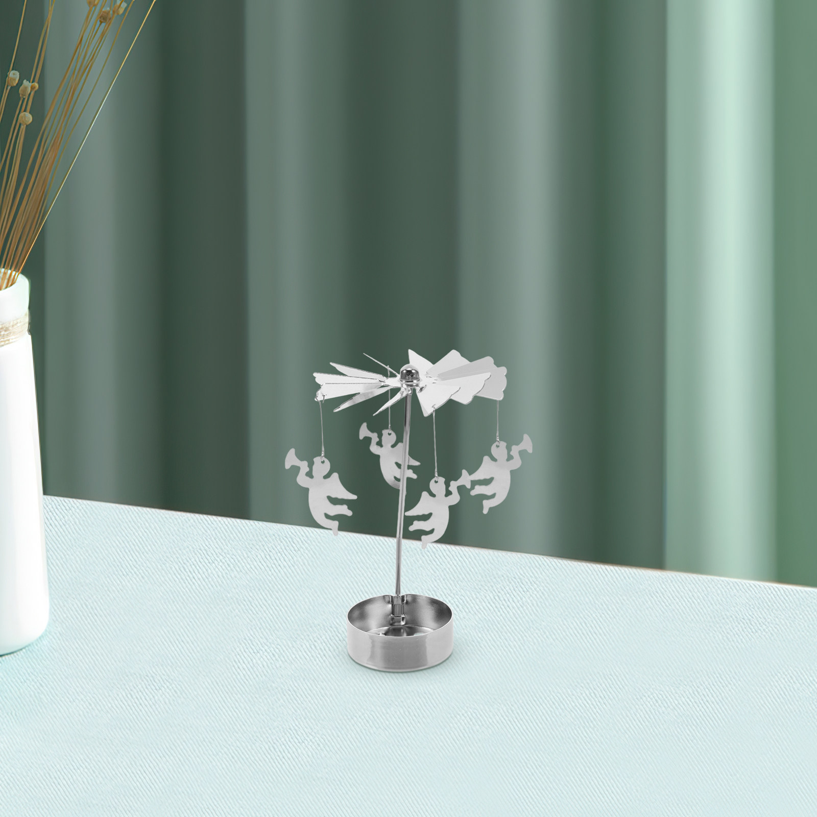 Rotary Metal Tealight Candle H - Office Table Home recension och pris
