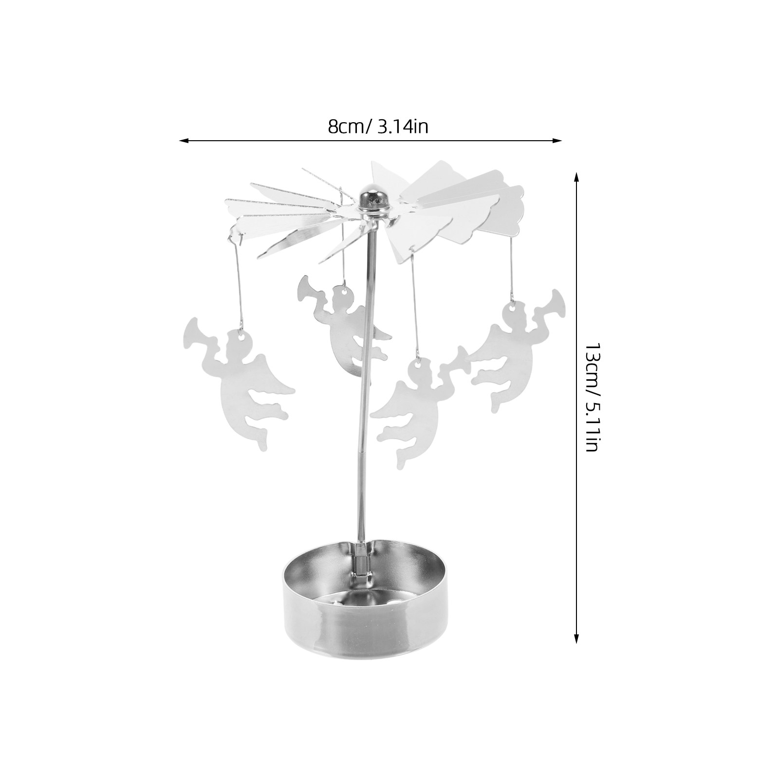 Rotary Metal Tealight Candle H - Office Table Home recension och pris