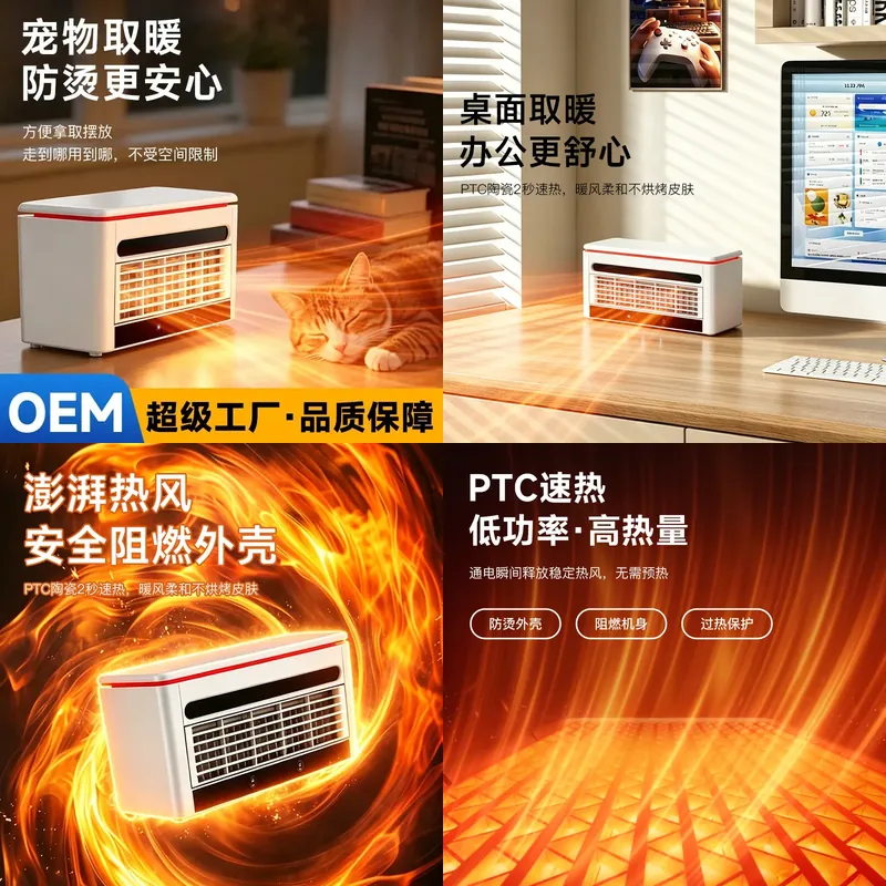 New home desktop small heater  - Office Table Home recension och pris