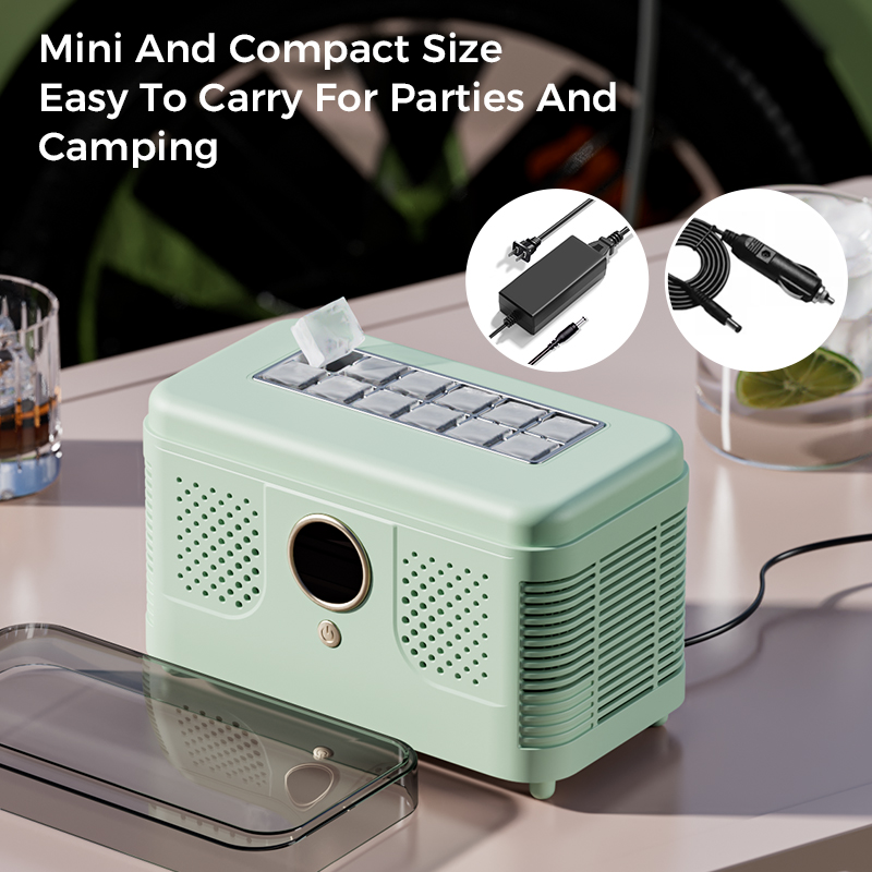 12V/220V Portable Mini Ice Mak - Home Office Equipment recension och pris