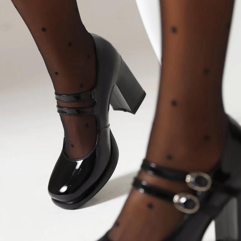 2024 New Patent Leather Double - Home Office Head recension och pris