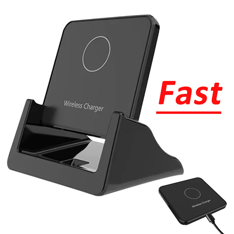 Wireless Charger Pad Stand Des - Desk Charging Station recension och pris