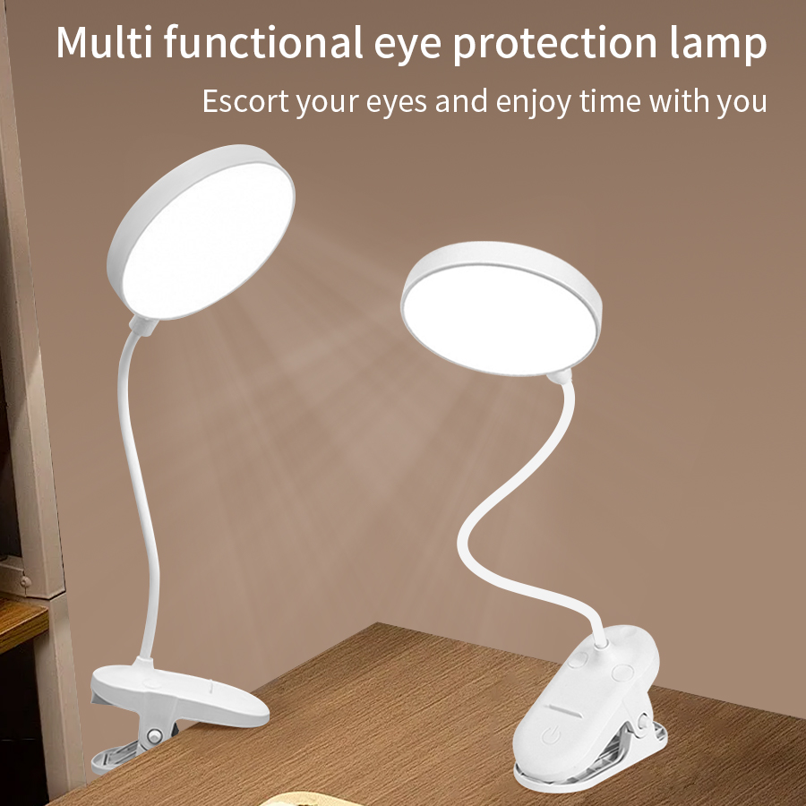 LED Clip Desk Lamp 360° Flexib - Desk Lamp Led recension och pris