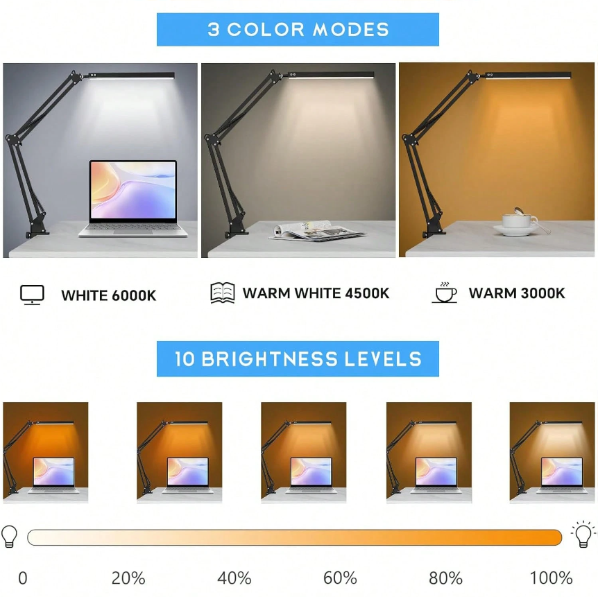 LED Desk Lamp For Home,Reading - Desk Lamp Led recension och pris