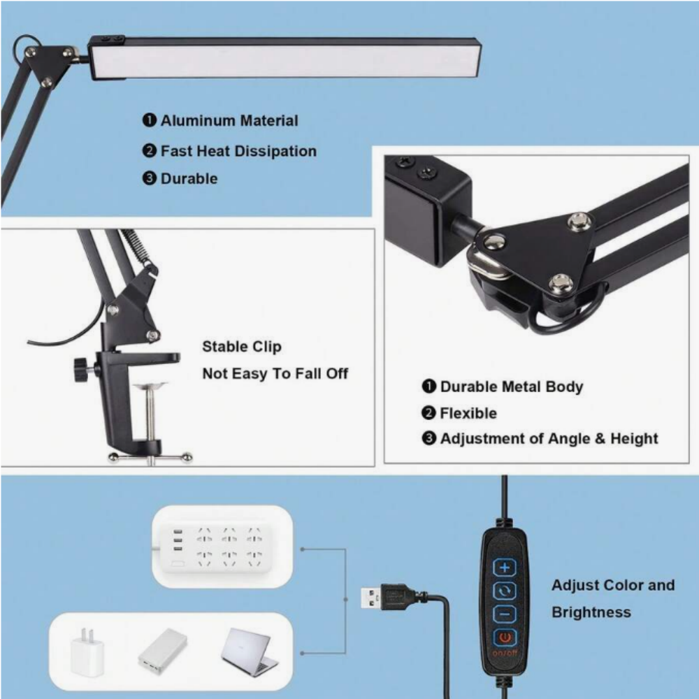 LED Desk Lamp For Home,Reading - Desk Lamp Led recension och pris