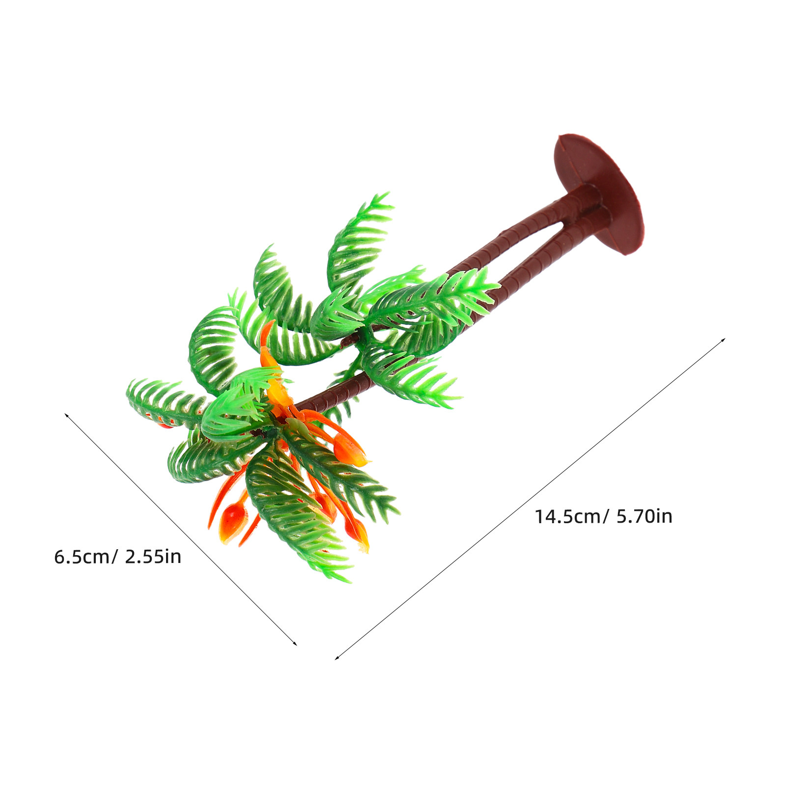 10Pcs Miniature Palm Trees Art - Home Office Simulator recension och pris