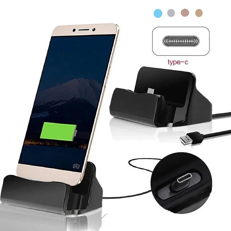 Type C USB Dock Charger Phone  - Desk Charging Station recension och pris