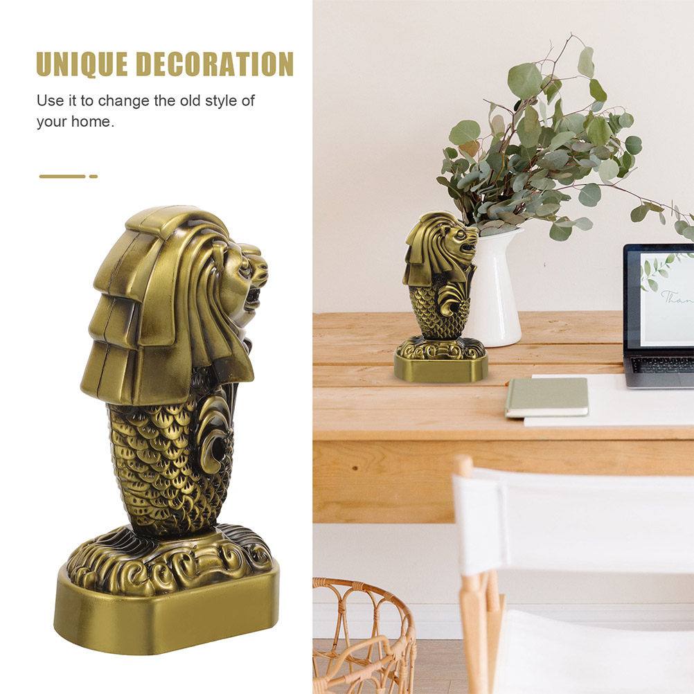 2Pcs Merlion Singapore Metal S - Home Office Singapore recension och pris