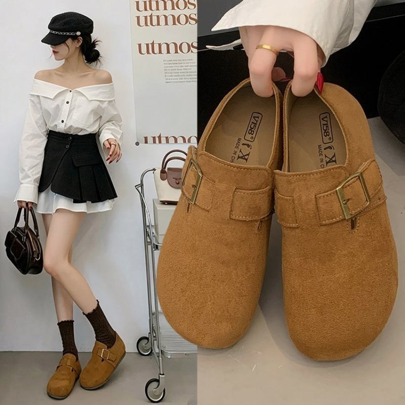 Women Suede Closed Back Birken - Home Office For Two recension och pris