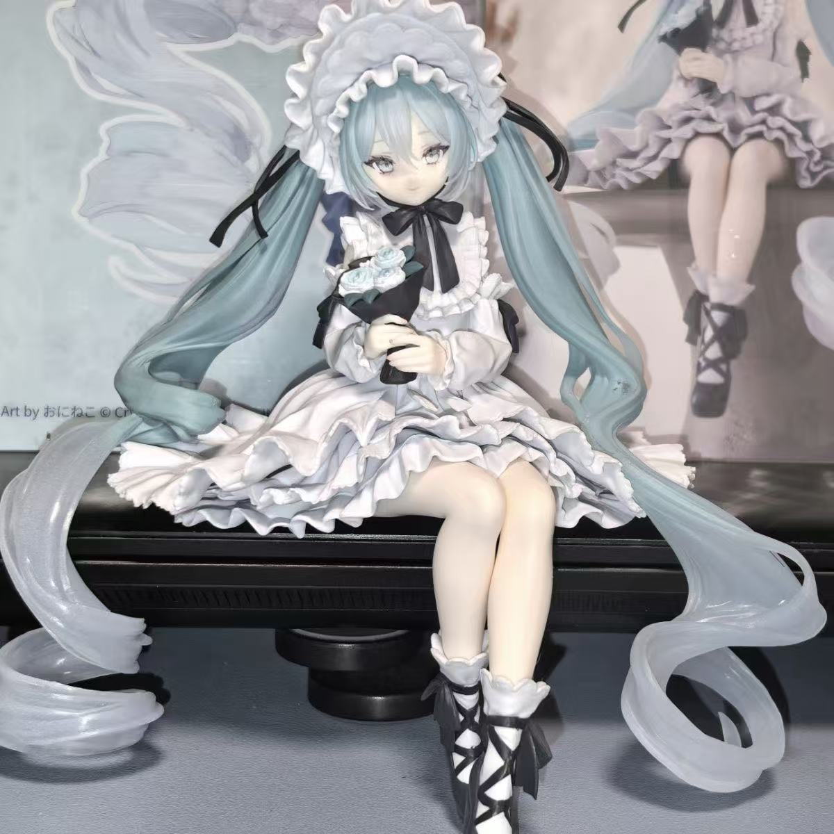 12cm Miku Anime Figure Retro B - Home Office Romance Manga recension och pris