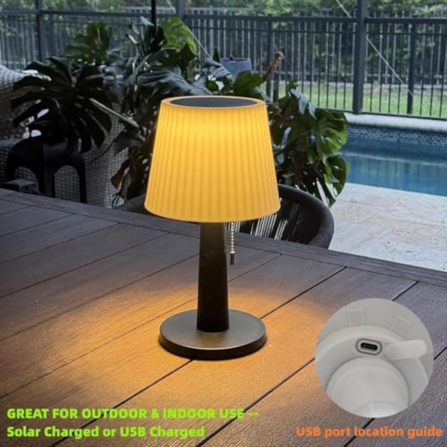 Solar Table Lamps Outdoor Indo - Desk Lamp Led recension och pris