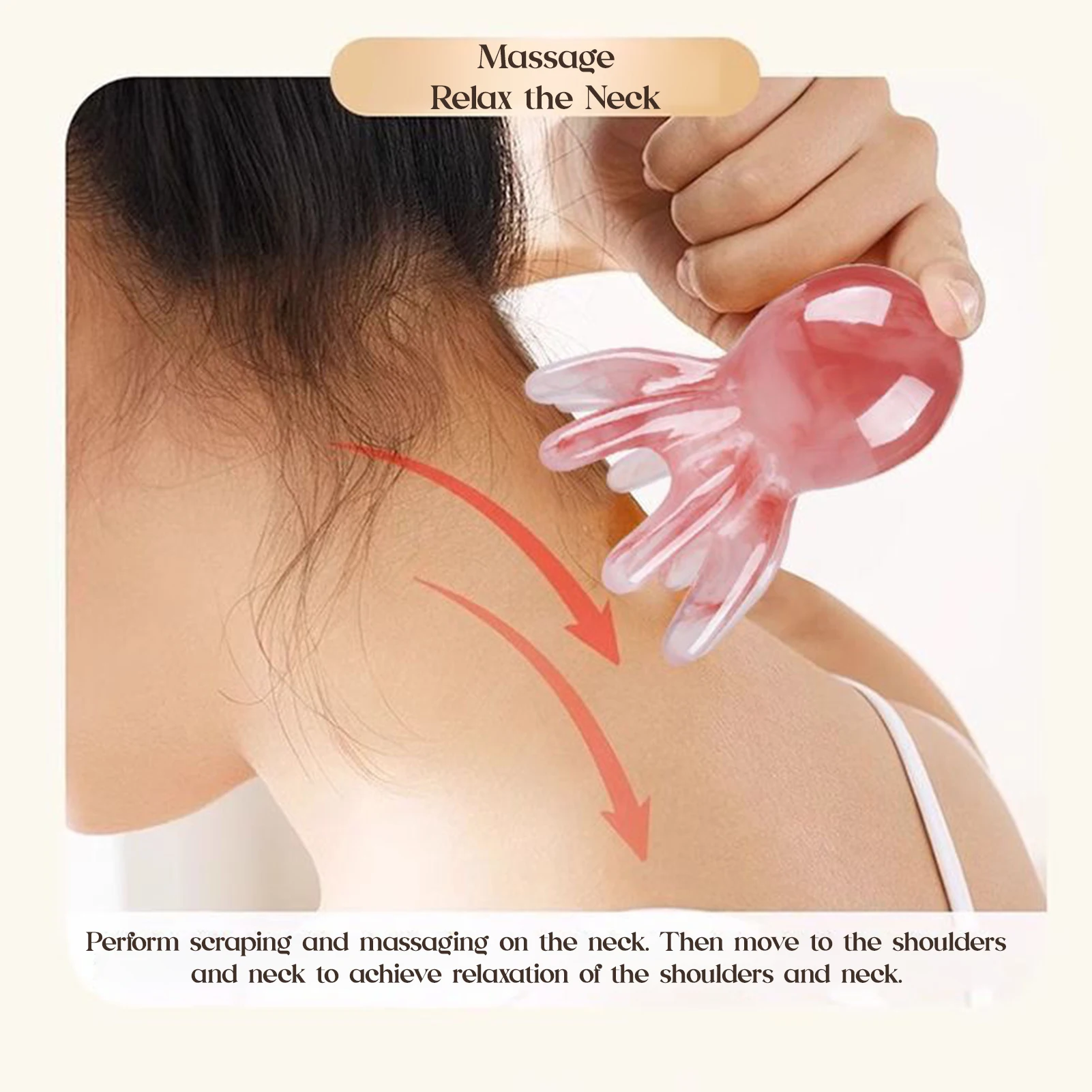 Octopus Shape Scalp Massage Co - Home Office Head recension och pris