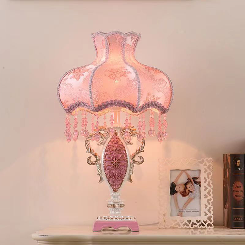 European Pink Table Lamp Luxur - Desk Lamp Led recension och pris